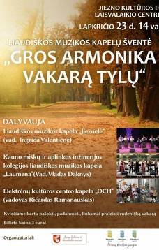 Festival of folk music bands "The harmonica will play in a quiet evening"