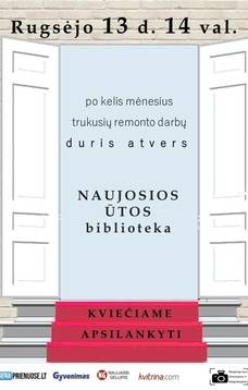 Naujosios Ūtos bibliotekos atidarymas