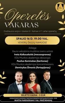 Operetės vakaras