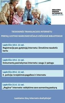 Teminė akcija „Senjorų dienos internete“