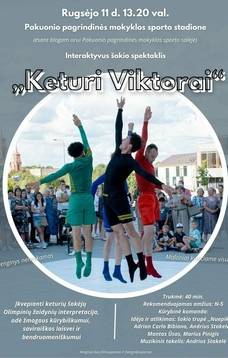 Interactive dance performance "Four Victors"