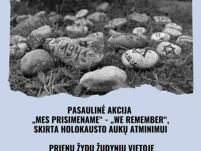 Global campaign "We Remember" dedicated to the memory of the victims of the Holocaust