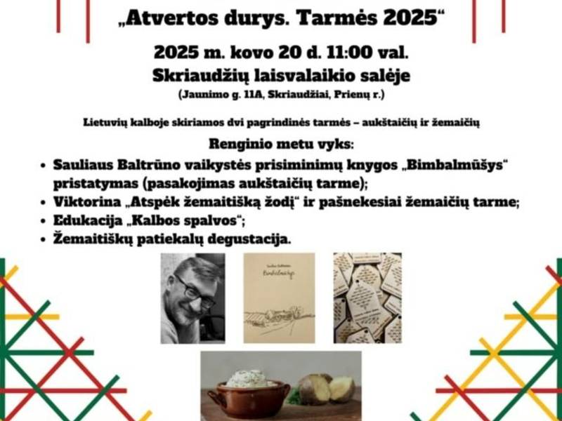 Renginys „Atvertos durys. Tarmės 2025“