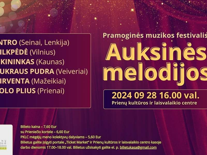 Pramoginės muzikos festivalis „Auksinės melodijos“