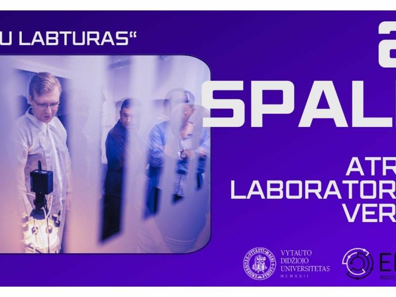 Vytautas the Great University (VDU) invites business representatives to the open event "VDU LabTour"