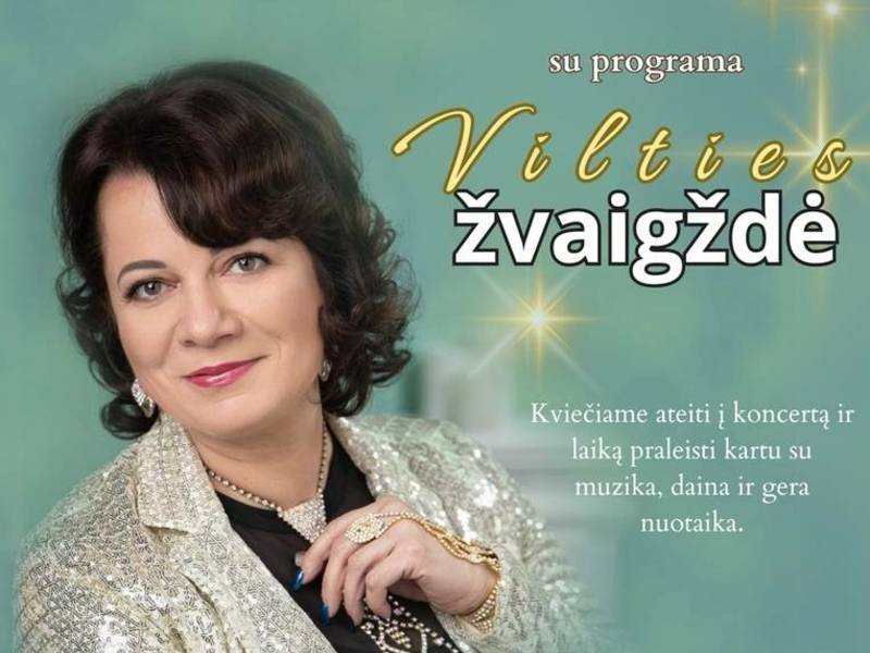 Singer Elvyra's concert "Star of Hope" in Šilavot