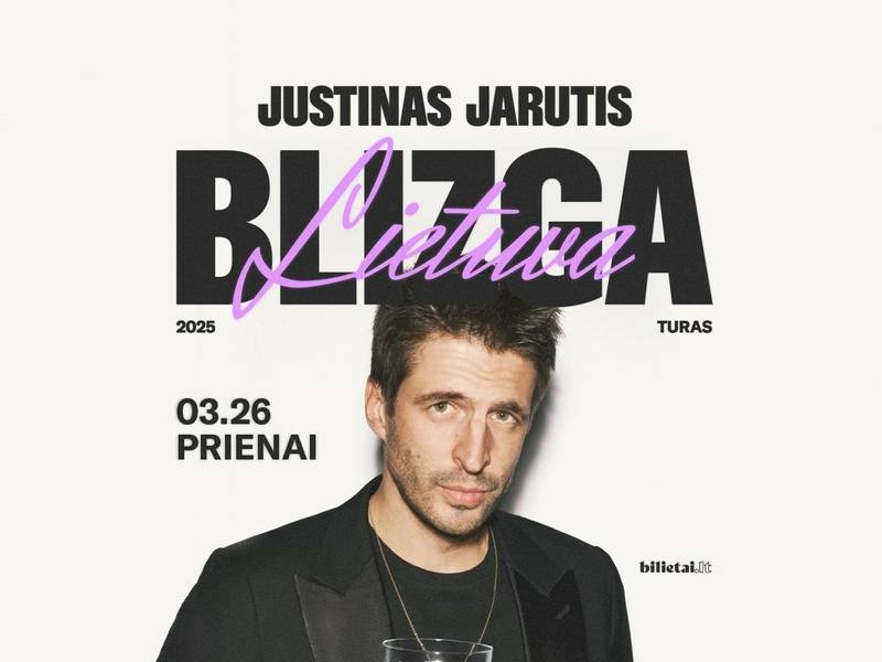 Justinas Jarutis' musical program "Blizga Lietuva"