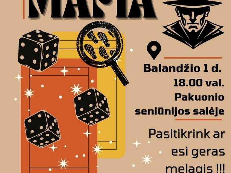 Žaidimas „Pakuonio mafija“