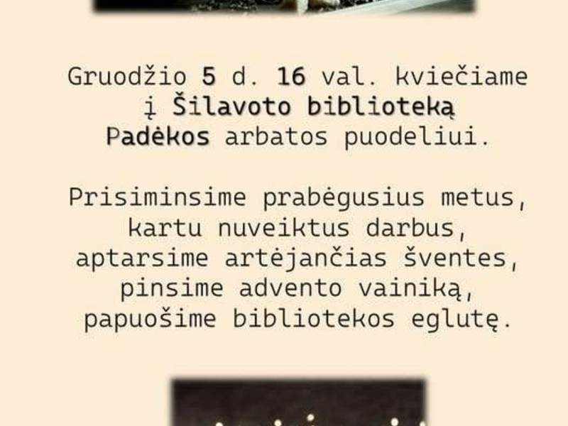 Вечер благодарения в Силавоте