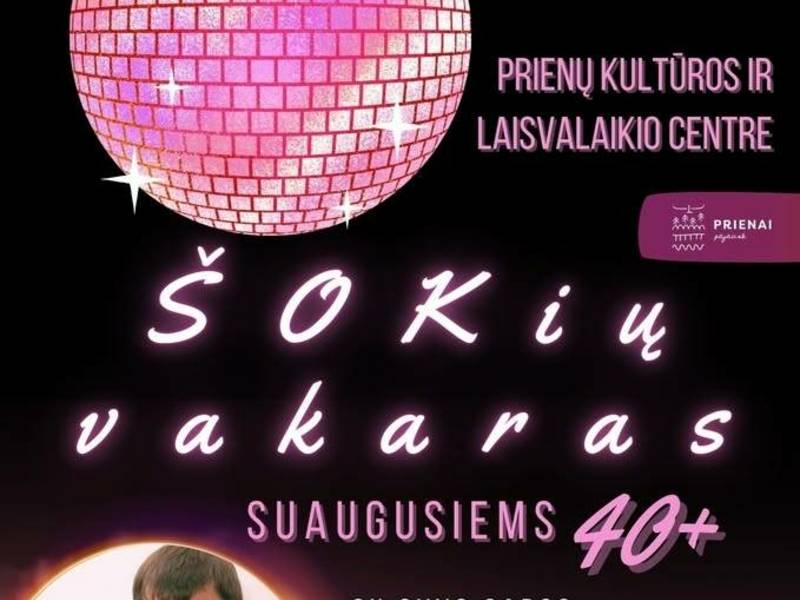 Dance evening for adults (40) with live band "Aistuva"