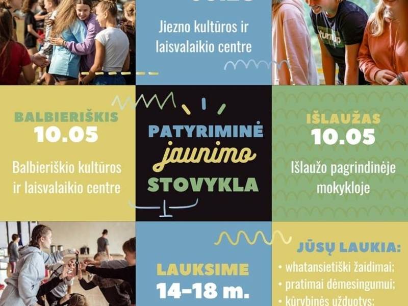 Patirtinės jaunimo stovyklos