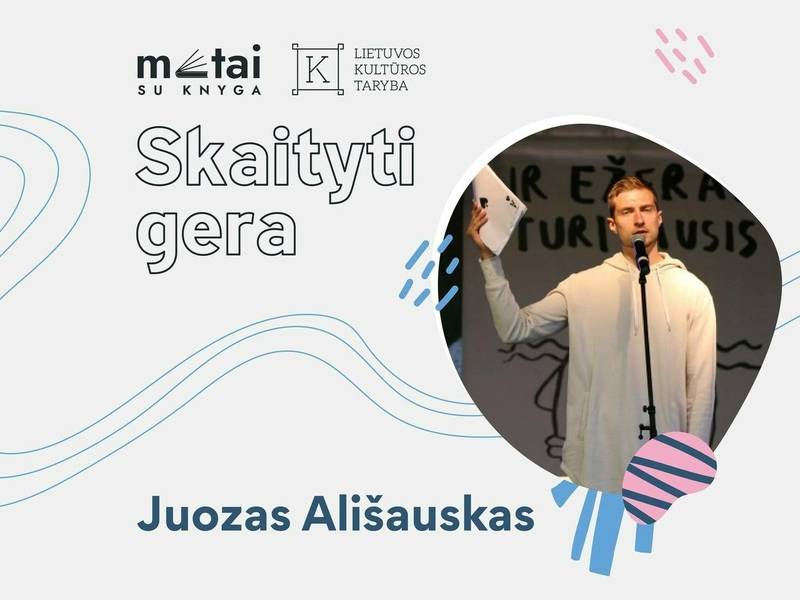 A meeting with Juozus Ališauskas, the adolescent reading ambassador of the "Metai su knuga 2" project