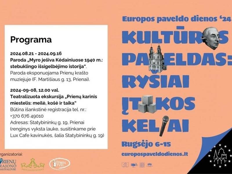 Events of European Heritage Days in Lithuania